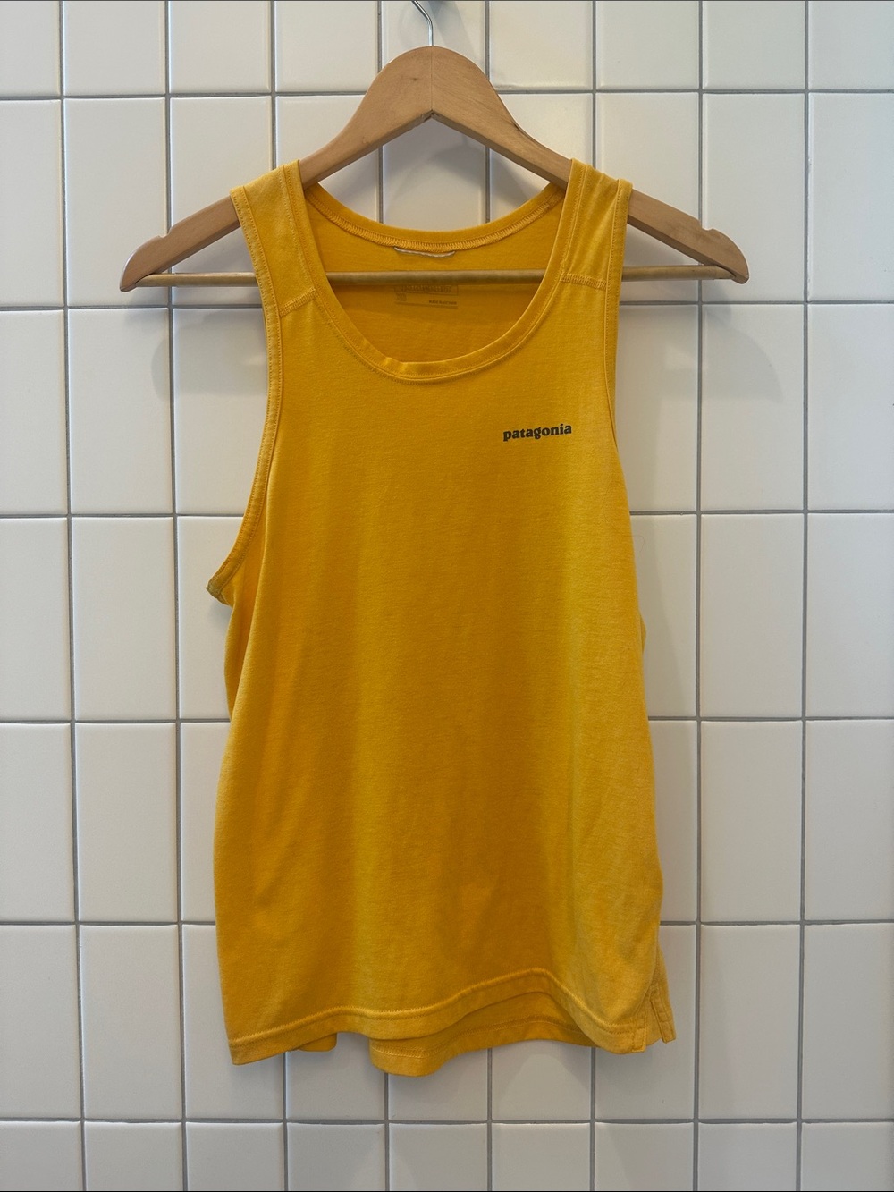 Patagonia Mustard Yellow Scoop Tank Top - Women's